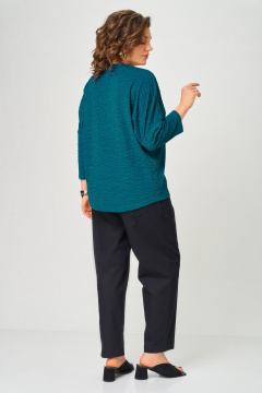 Джемпер Bliss 9407 бирюзовый - фото 5