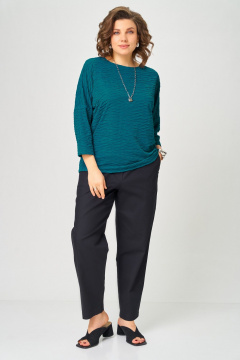 Джемпер Bliss 9407 бирюзовый - фото 3