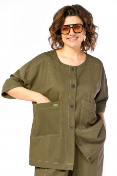 Брюки, жакет Jurimex 3482 хаки - фото 3