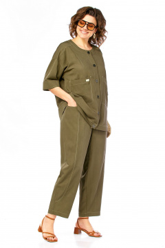 Брюки, жакет Jurimex 3482 хаки - фото 2