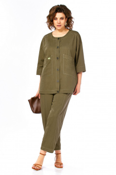 Брюки, жакет Jurimex 3482 хаки - фото 1