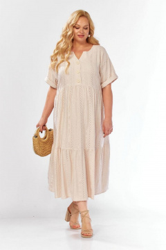 Платье СиБон 0385 молочный - фото 1