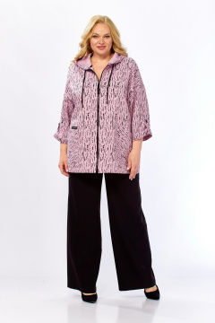 Жакет СиБон 0364 молоко-розовый - фото 4