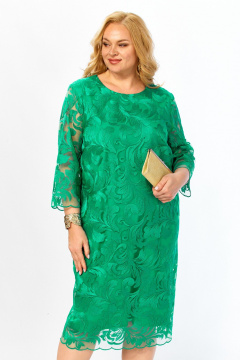 Платье СиБон 0331 зеленый - фото 3