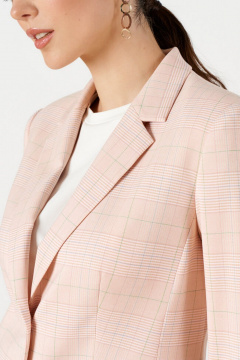 Жакет Nelva 1932 персиковая_клетка - фото 2