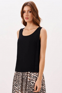 Блуза Nelva 23302 черный - фото 2