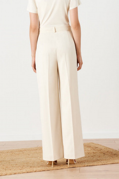 Брюки Nelva 31161 кремовая-полоска - фото 4