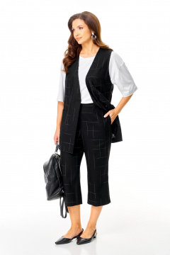 Брюки, жилет, футболка TVIN 7020 черный - фото 4