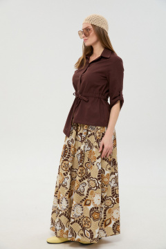 Жакет NikVa 918-13 шоколад - фото 3