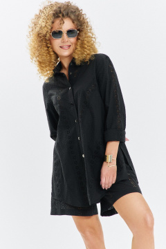 Рубашка, шорты Euromoda 711 черный - фото 2