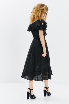 Платье Euromoda 709 черный - фото 3