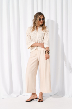 Брюки, бомбер AMUARt 1118 молочный - фото 2