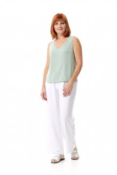 Брюки Соджи 666 белый - фото 4