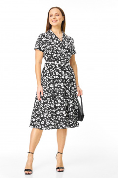 Платье T&N 7744 черно-белый_дизайн - фото 2