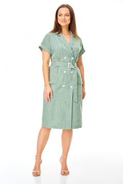 Платье T&N 7749 зелень_меланж - фото 2