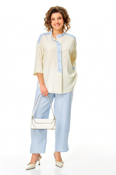 Блуза, брюки Lady Secret 26242 молочно-голубой - фото 3