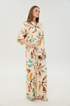 Брюки, жакет NikVa 978-5 бохо_мультиколор - фото 3