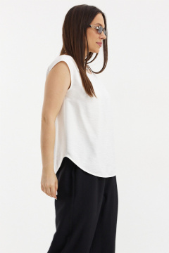 Брюки, кардиган, топ Магия моды 2711 лайм, черный, белый - фото 5