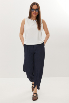 Брюки, жилет, топ Магия моды 2714 синий - фото 3