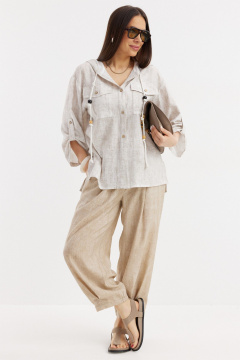 Блуза, брюки Магия моды 2716 беж - фото 2