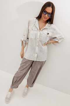 Блуза, брюки Магия моды 2716 серый - фото 3