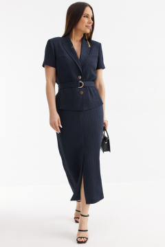 Жакет, юбка Магия моды 2719 синий - фото 2