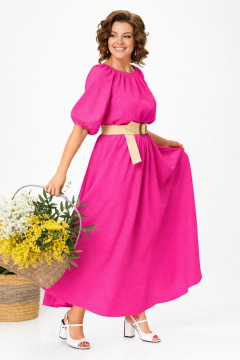 Платье Anastasia м-1236.2 фуксия - фото 2