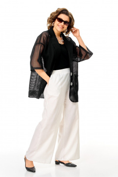 Жакет Anastasia м-1349 черный - фото 5