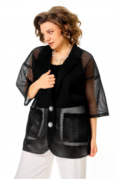 Жакет Anastasia м-1349 черный - фото 3