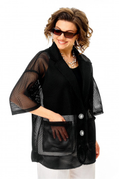 Жакет Anastasia м-1349 черный - фото 2