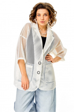 Жакет Anastasia м-1349 молочный - фото 1