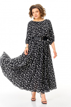 Платье Anastasia м-1237.2 черный - фото 1