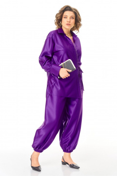 Блуза, брюки Anastasia м-1358 королевский-пурпурный - фото 2