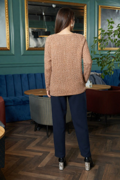 Брюки, джемпер Anastasia м-705 бежевый_темно-синий - фото 3