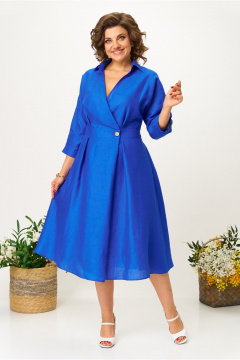 Платье Anastasia м-1229 индиго - фото 3