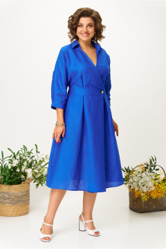 Платье Anastasia м-1229 индиго - фото 2