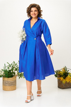 Платье Anastasia м-1229 индиго - фото 1