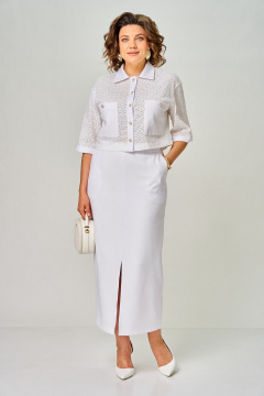 Жакет, юбка Svetlana-Style 2345 белый - фото 3