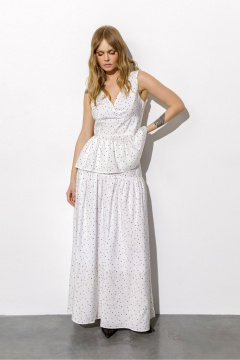 Блуза, юбка PiRS 6714 белый - фото 5