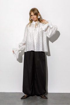 Блуза PiRS 6718 белый - фото 3