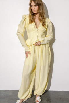 Блуза, брюки PiRS 6719 желтый - фото 4