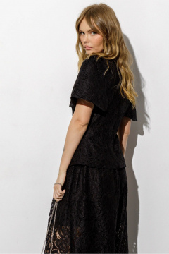 Блуза PiRS 6742 черный - фото 3