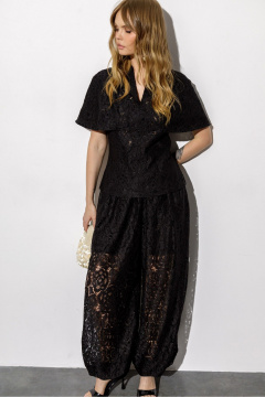 Блуза PiRS 6742 черный - фото 2