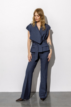 Брюки, жилет PiRS 6743 синий - фото 1