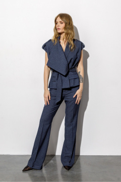 Жилет PiRS 6744 синий - фото 4