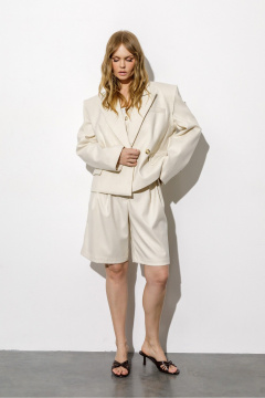 Жакет, шорты PiRS 6750 светло-бежевый_меланж - фото 1