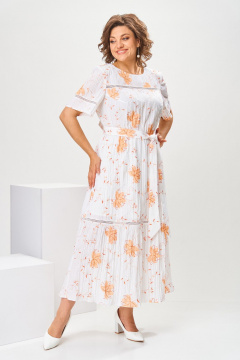 Платье Romanovich Style 1-2823 оранжевый - фото 3