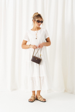 Платье Beautiful&Free 6462 белый - фото 3