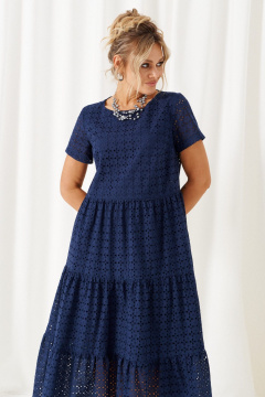 Платье Beautiful&Free 6462 синий - фото 3