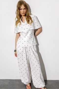 Блуза, брюки PiRS 6774 белый - фото 2